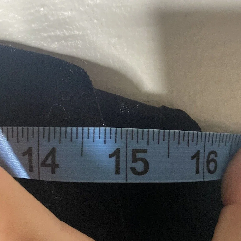 White Stag Vtg Y2k Black Velour Jacket Embroidered Beaded Collar SZ Small - Picture 12 of 12